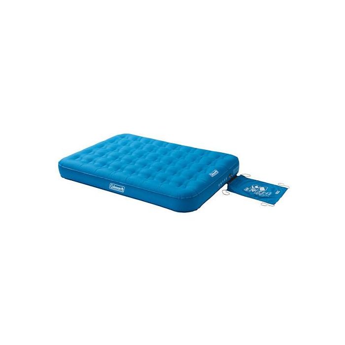 Coleman 2000031638 - Colchón hinchable doble rectangular extra resistente, azul, 295 kg, 198x137 cm Coleman 2000031638 - Colchón hinchable doble rectangular extra resistente, azul, 295 kg, 198x137 cm