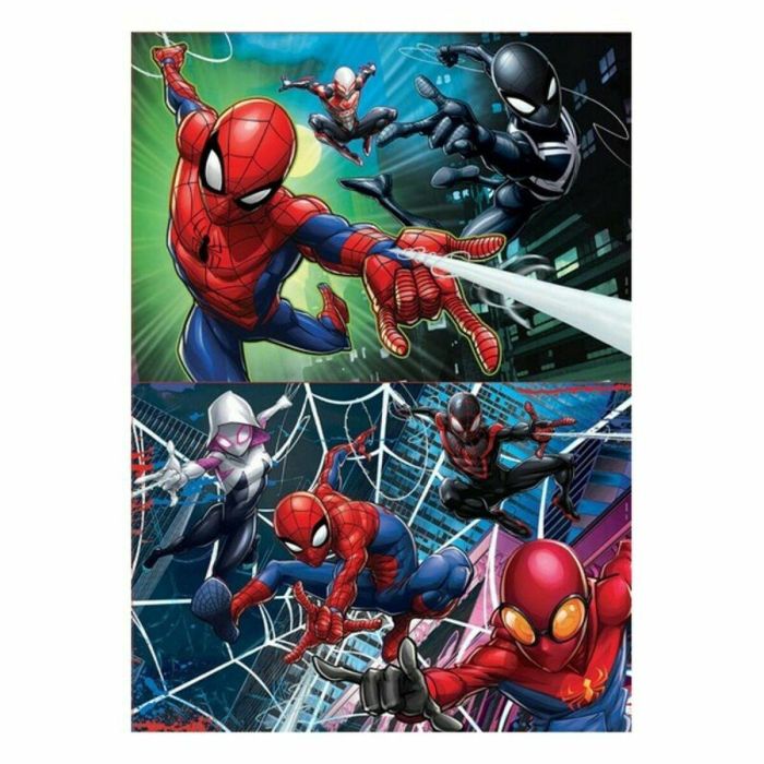 Puzzle 2x100 piezas spiderman 1 Puzzle 2x100 piezas spiderman 1