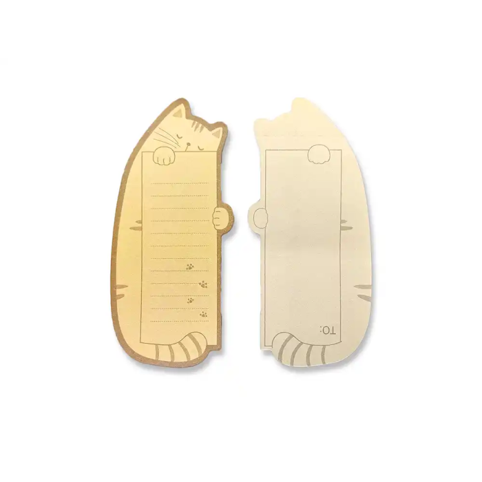 Imaginovo Bloc Notas Adhesivas Gato con Mensaje Trasero 20 Hojas 85x164 mm 3