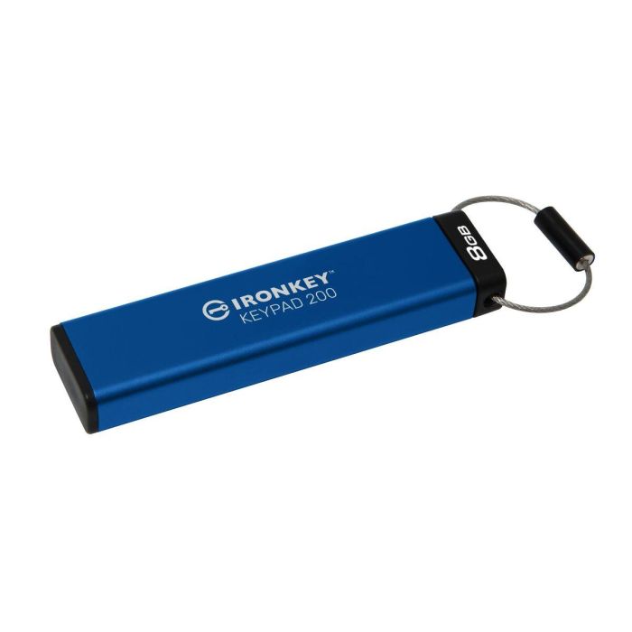 Pendrive Kingston IKKP200/8GB Azul 8 GB 3 Pendrive Kingston IKKP200/8GB Azul 8 GB 3