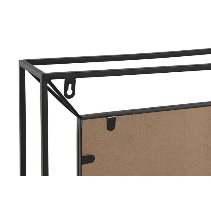 Espejo de pared Home ESPRIT Negro Vintage 90 x 10 x 90 cm 1 Espejo de pared Home ESPRIT Negro Vintage 90 x 10 x 90 cm 1