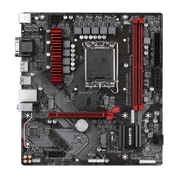 Gigabyte 9MB76MG4-00-11 Placa Base B760M GAMING DDR4 Socket 1700 Micro ATX para Intel 12ª/13ª Gen, PCIe 4.0, LAN 2.5GbE 1