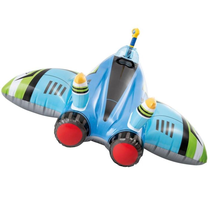 Colchoneta Hinchable Intex Pistola de Agua Avión 117 x 117 cm (6 Unidades) 5