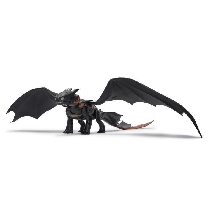 Spin Master 6072541 Dragón Desdentado Electrónico con Rugidos, Destellos y Alas de 38 cm, Figura Interactiva de Juguete +4 Años 1