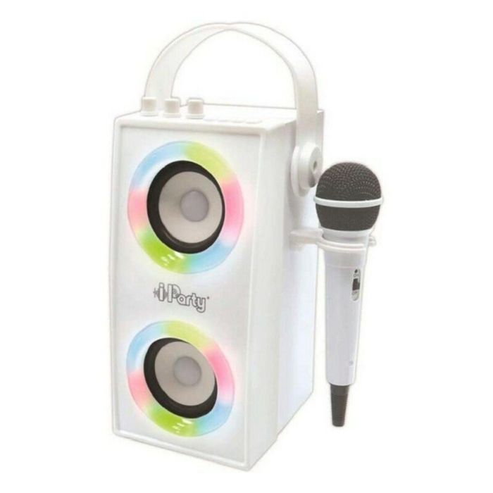 Lexibook iParty Altavoz Bluetooth Portátil con Micrófono y Efectos de Luz, Sonido Potente 24W, Bluetooth 5.0, USB, SD, Aux 10 Lexibook iParty Altavoz Bluetooth Portátil con Micrófono y Efectos de Luz, Sonido Potente 24W, Bluetooth 5.0, USB, SD, Aux 10