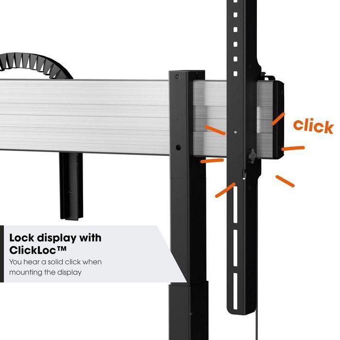 Vogels Carro con Soporte Motorizado para Pantalla RISE5205 Negro para Pantallas de hasta 86" y 120 kg 9