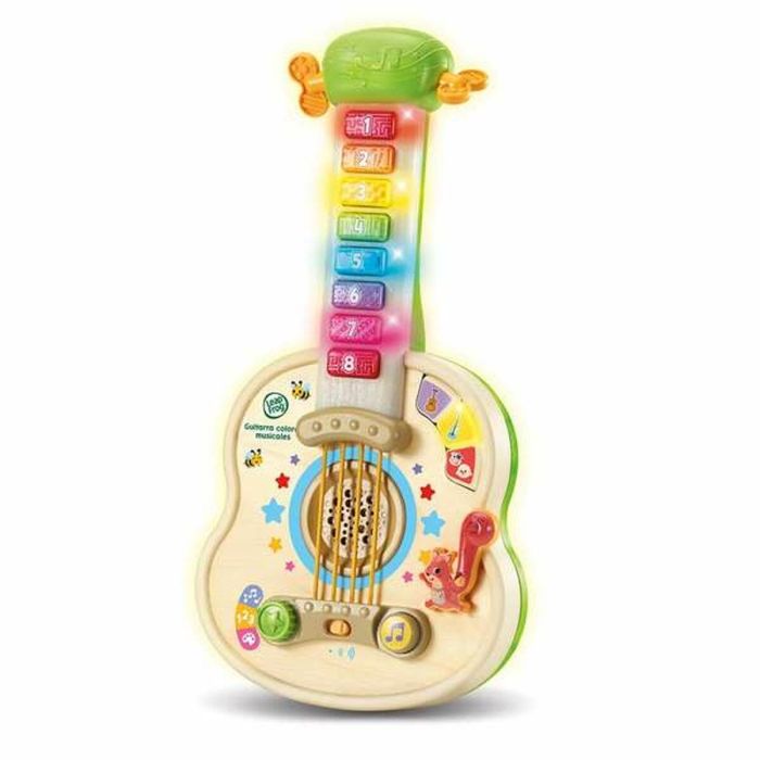 Instrumento infantil guitarra colores musicales 36,5x18,6x5,5 cm Instrumento infantil guitarra colores musicales 36,5x18,6x5,5 cm