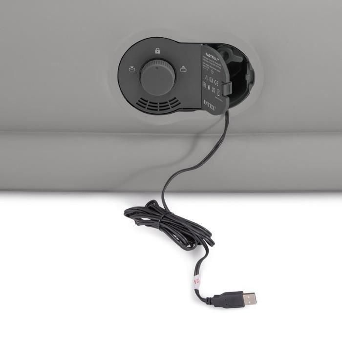 Intex 64112 Matchel inflable de prestigio, con bomba eléctrica flexible de elevación media, apto para 1 persona 2 Intex 64112 Matchel inflable de prestigio, con bomba eléctrica flexible de elevación media, apto para 1 persona 2