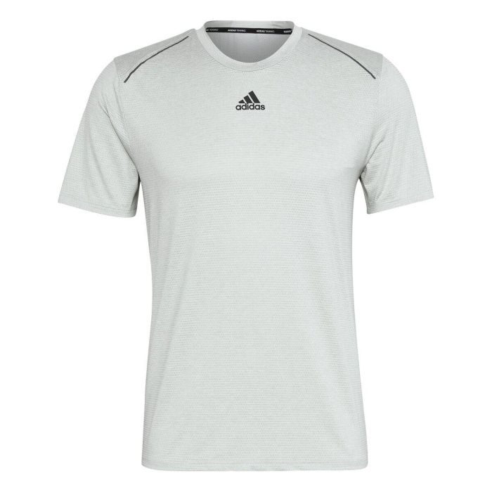 Camiseta de Manga Corta Hombre Adidas Verde Claro 40,5 16