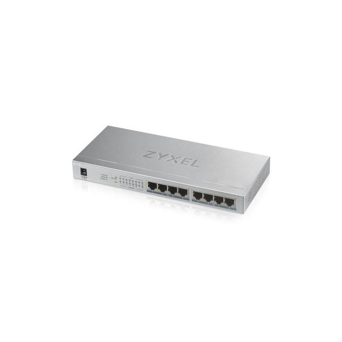 Zyxel GS1008HP No administrado Gigabit Ethernet (10/100/1000) Energía sobre Ethernet (PoE) Gris Zyxel GS1008HP No administrado Gigabit Ethernet (10/100/1000) Energía sobre Ethernet (PoE) Gris