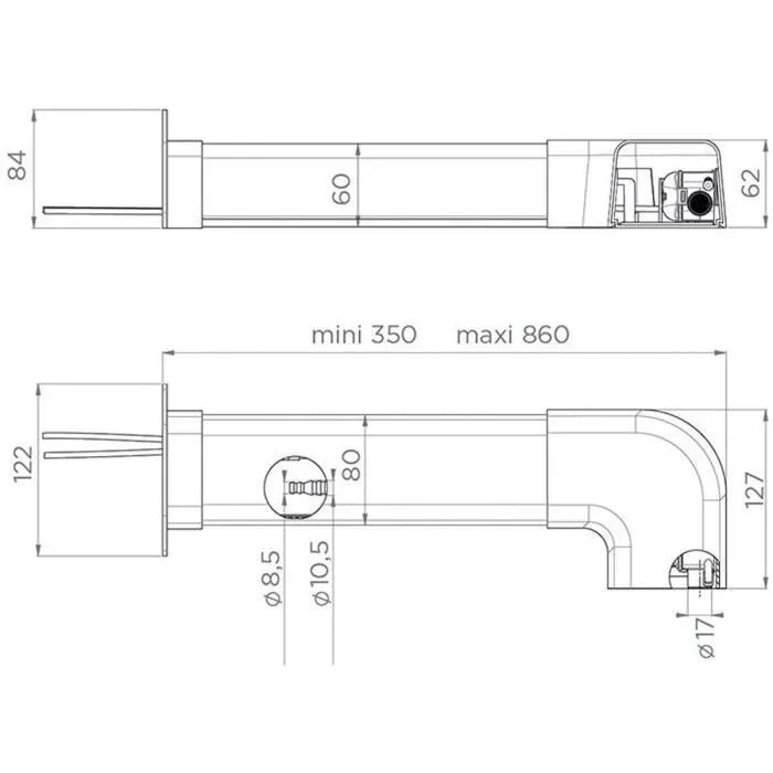 Sfa Sanicondens Clim Pack S Bomba de Elevación de Condensados Kit Completo Conducto Blanco 21 dBA 1