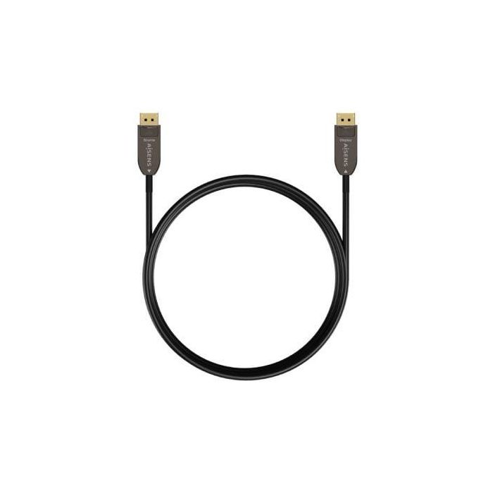 AISENS - CABLE DISPLAYPORT AOC V1.4 8K@60HZ 4K@120Hz 4:4:4 32.4GBPS, DP/M-DP/M, NEGRO, 10M 1 AISENS - CABLE DISPLAYPORT AOC V1.4 8K@60HZ 4K@120Hz 4:4:4 32.4GBPS, DP/M-DP/M, NEGRO, 10M 1