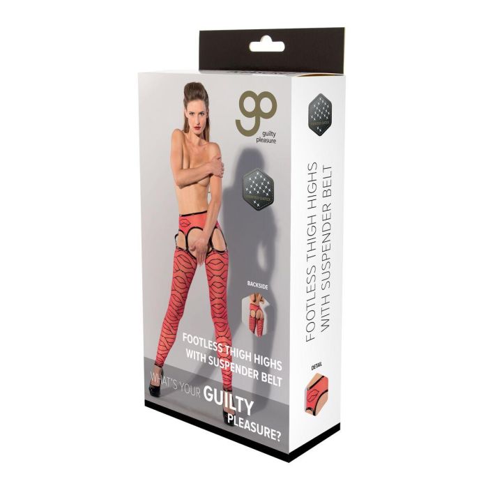 Medias Guilty Pleasure Rojo (XL)