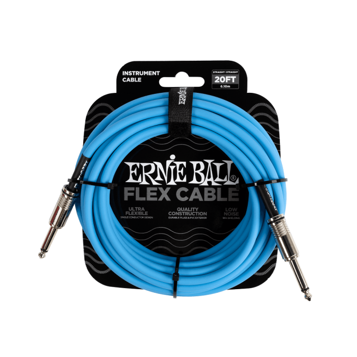 Cable Eb Instrumento Flex Jack-Jack Ss 6 M - Azul 2 Cable Eb Instrumento Flex Jack-Jack Ss 6 M - Azul 2