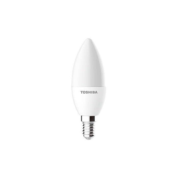 TOSHIBA C37 - Bombilla LED E14 7W 4000K (Luz Neutra)
