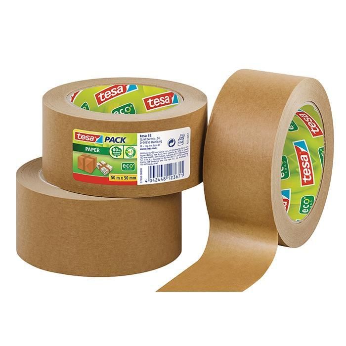 Tesa Cinta De Embalaje Tesapack 50Mx50 mm Papel Ecológico Tesa Cinta De Embalaje Tesapack 50Mx50 mm Papel Ecológico