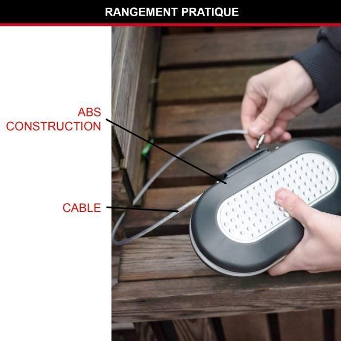 Master Lock Mini caja fuerte portátil de viaje con cable de seguridad integrado, combinación 4 dígitos, ABS resistente, acceso para cables, negro 4