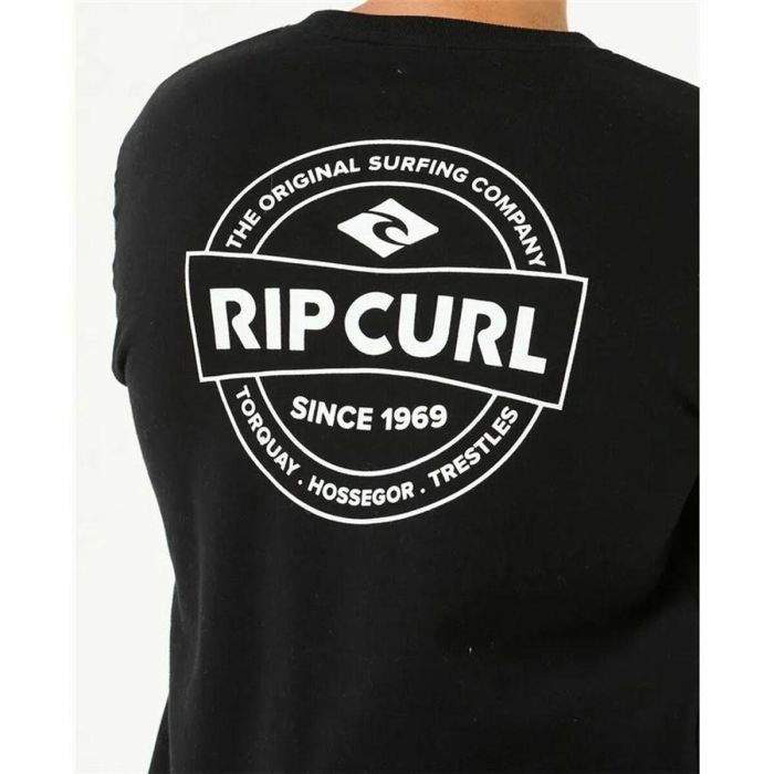 Sudadera sin Capucha Hombre Rip Curl Stapler Crew Negro L 1