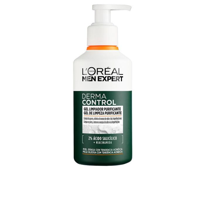 L'Oréal Paris Men Expert Derma Control Gel Limpiador Purificante 260 mL