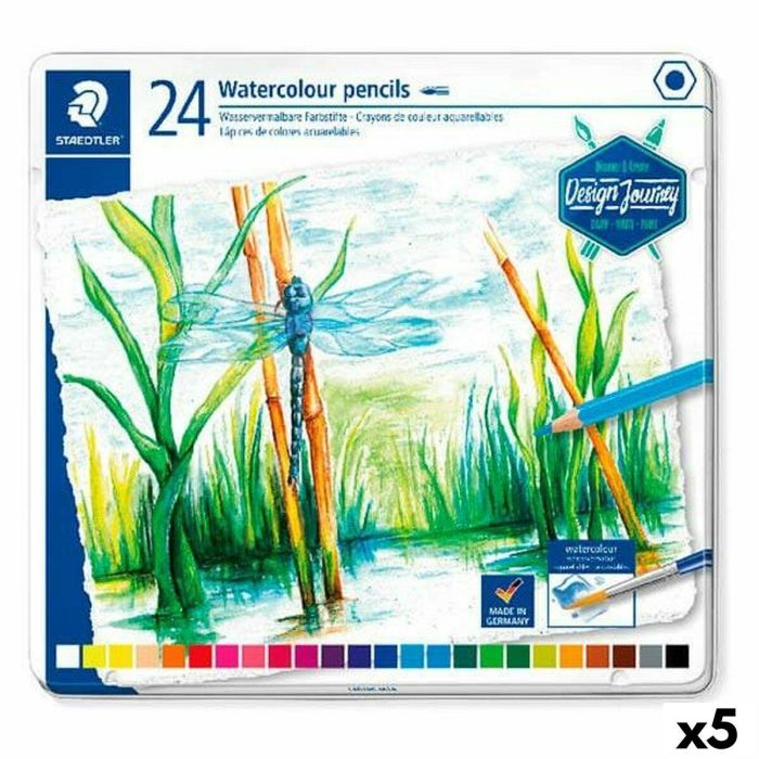 Lápices de Colores Acuarelables Staedtler Design Journey Multicolor (5 Unidades) Lápices de Colores Acuarelables Staedtler Design Journey Multicolor (5 Unidades)