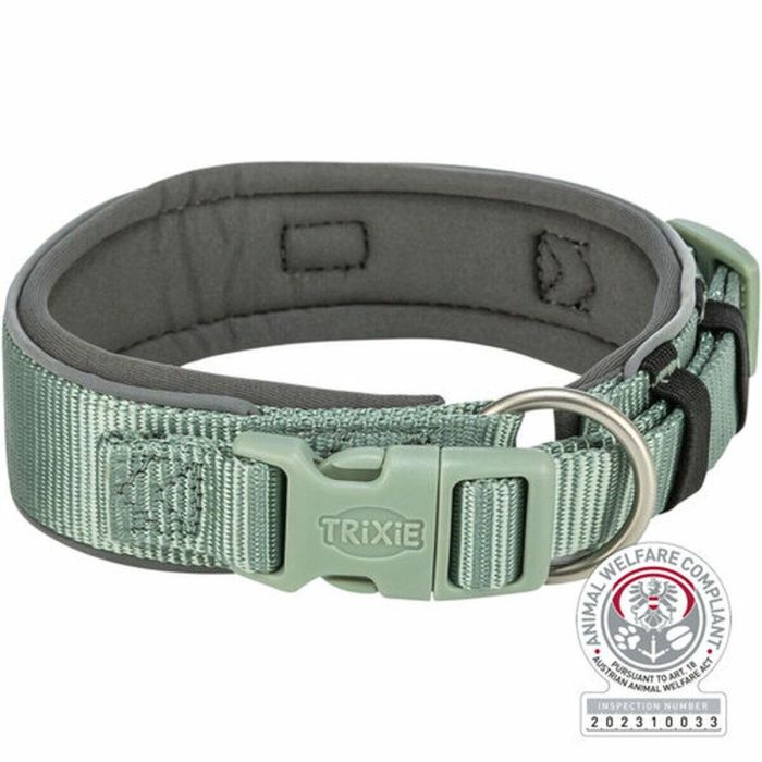 Collar para Perro Trixie Premium Verde Grafito M/L 40-48 cm 9