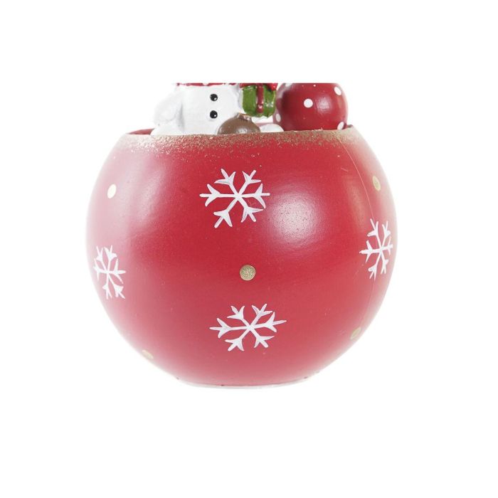 Figura Navidad Fantasia DKD Home Decor Rojo Rosa 8 x 11 x 8 cm (3 Unidades) 2 Figura Navidad Fantasia DKD Home Decor Rojo Rosa 8 x 11 x 8 cm (3 Unidades) 2