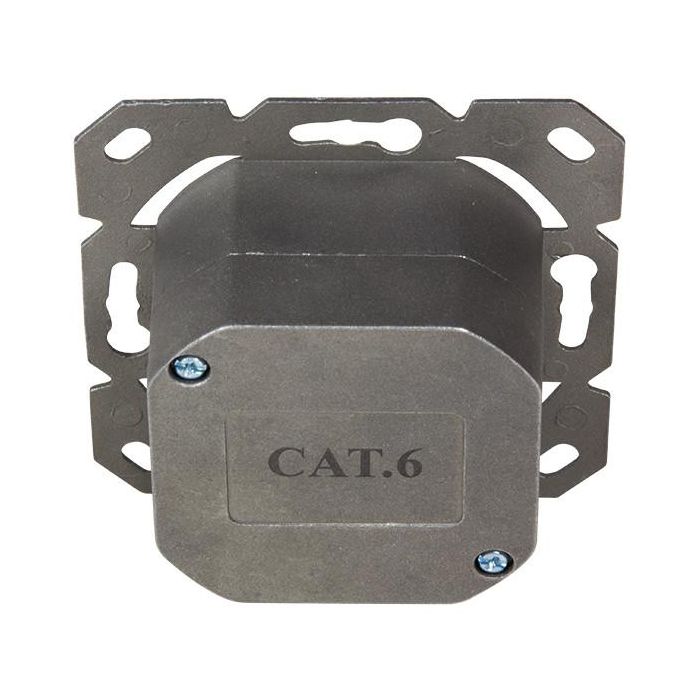 Logilink CAT 6 Auf und Unterputzdose vollgeschirmt RAL 9003 6 Logilink CAT 6 Auf und Unterputzdose vollgeschirmt RAL 9003 6