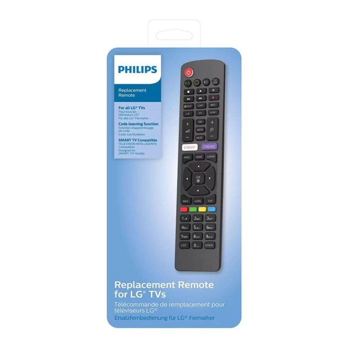 Philips Mando a distancia de repuesto para TV LG, modelo SRP4030/10, Negro 2 Philips Mando a distancia de repuesto para TV LG, modelo SRP4030/10, Negro 2