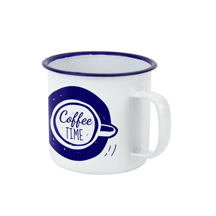 Mug esmaltada blanca con frases 150 ml - Privilege (24 Unidades) 8 Mug esmaltada blanca con frases 150 ml - Privilege (24 Unidades) 8