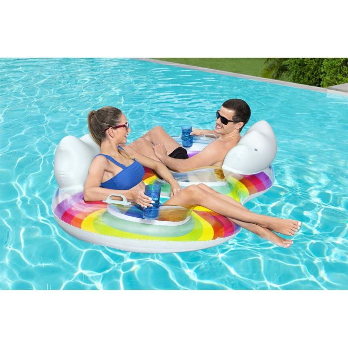 Bestway Rueda Hinchable con Asas y Respaldo 186x116 cm Playa y Piscina 43648 11