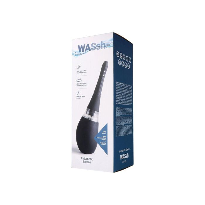 Lavativa Con Tapón Anal Expandible Virgite Negro 300 ml 6 Lavativa Con Tapón Anal Expandible Virgite Negro 300 ml 6