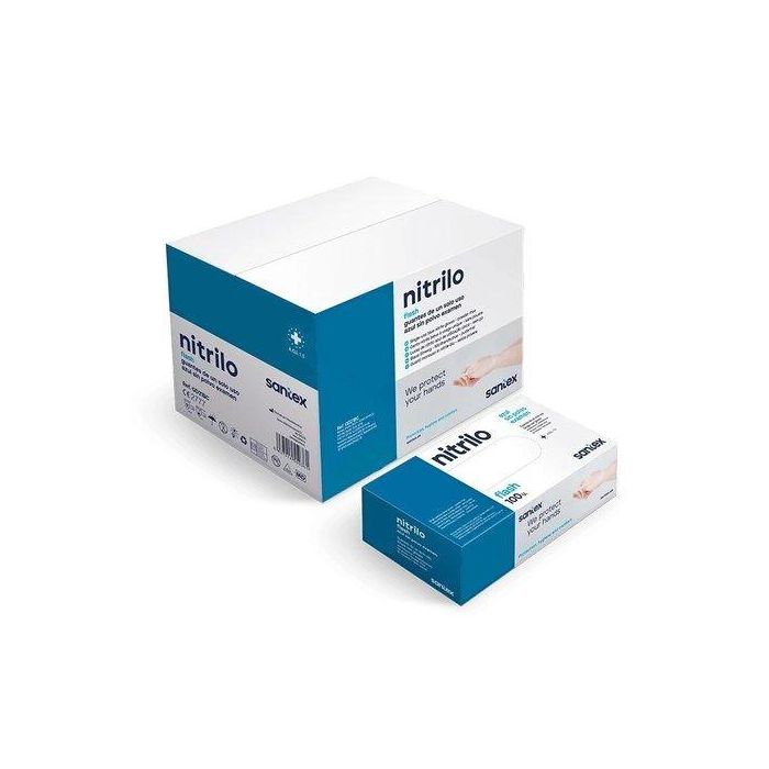 Guante Desechable Nitrilo Santex Gd21 Azul Talla L Caja De 100 Guante Desechable Nitrilo Santex Gd21 Azul Talla L Caja De 100