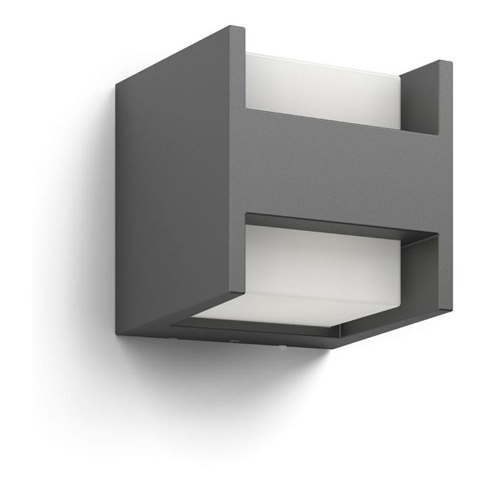 Philips Aplique LED Arbour 2x4,5W 800lm 4000K Antracita Pared