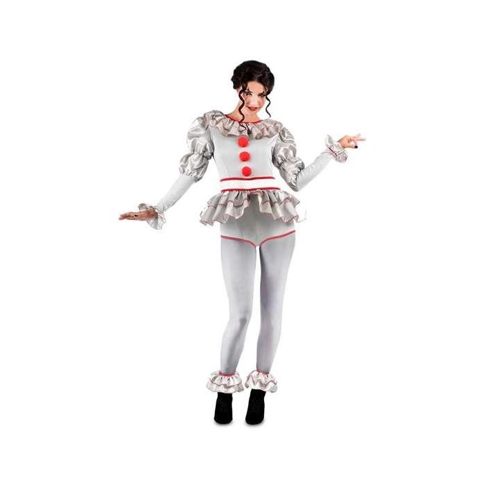 Disfraz payasa siniestra body, medias y tobilleras con volante talla m Disfraz payasa siniestra body, medias y tobilleras con volante talla m