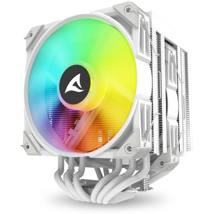 Sharkoon A60 RGB Refrigerador de aire para CPU 2 ventiladores 12cm 260W TDP Blanco 5 Sharkoon A60 RGB Refrigerador de aire para CPU 2 ventiladores 12cm 260W TDP Blanco 5