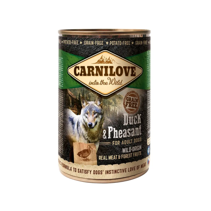 Carnilove Canine Adult Pato Faisan Caja 6x400 gr Carnilove Canine Adult Pato Faisan Caja 6x400 gr