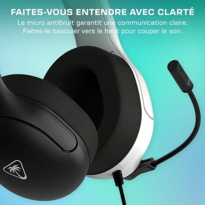 Auriculares con cable para juegos - TURTLE BEACH - Nintendo Switch - Airlite Fit - Blanco y negro 1 Auriculares con cable para juegos - TURTLE BEACH - Nintendo Switch - Airlite Fit - Blanco y negro 1