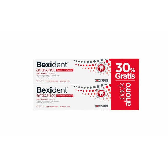 Isdin Bexident Anticaries Pasta Dentífrica Dúo Isdin Bexident Anticaries Pasta Dentífrica Dúo