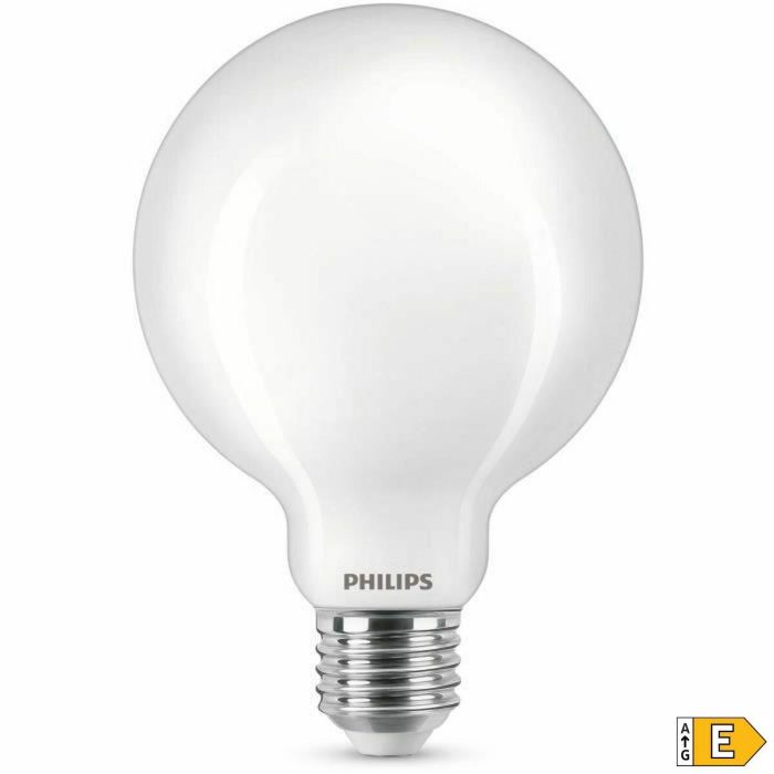 Philips Bombilla LED Equivalente 60W E27 Blanco Cálido No Regulable Cristal 1