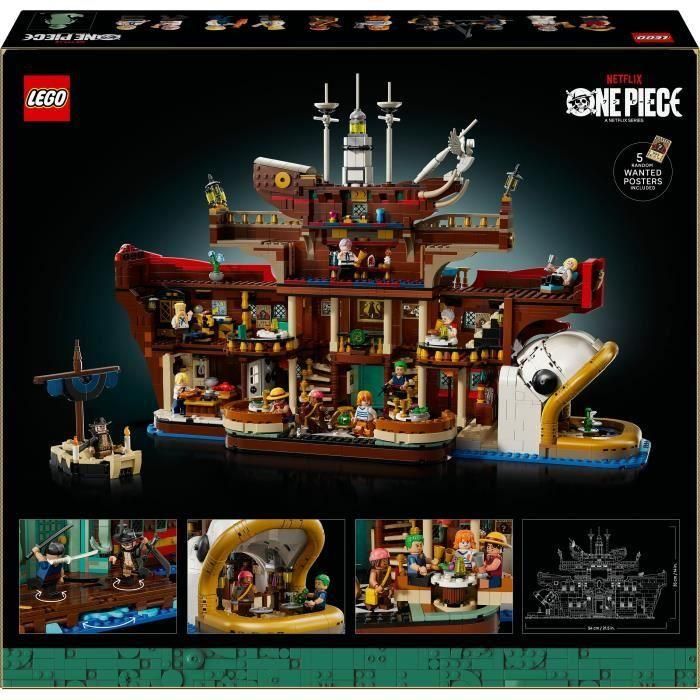 LEGO 75640 Restaurante Flotante de Baratie - Set de Construcción One Piece Anime para Adultos 5