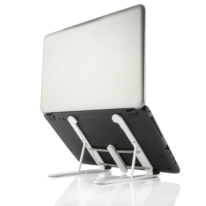 Soporte Plegable y Regulable para Portátil Flappot InnovaGoods 2 Soporte Plegable y Regulable para Portátil Flappot InnovaGoods 2
