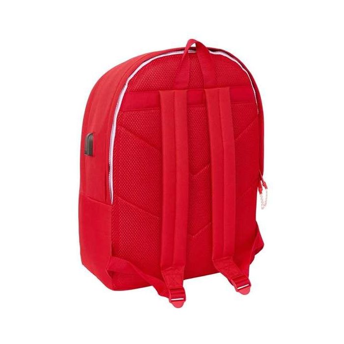 Mochila para Portátil y Tablet con Salida USB Sevilla Fútbol Club Rojo 31 x 44 x 18 cm 1 Mochila para Portátil y Tablet con Salida USB Sevilla Fútbol Club Rojo 31 x 44 x 18 cm 1