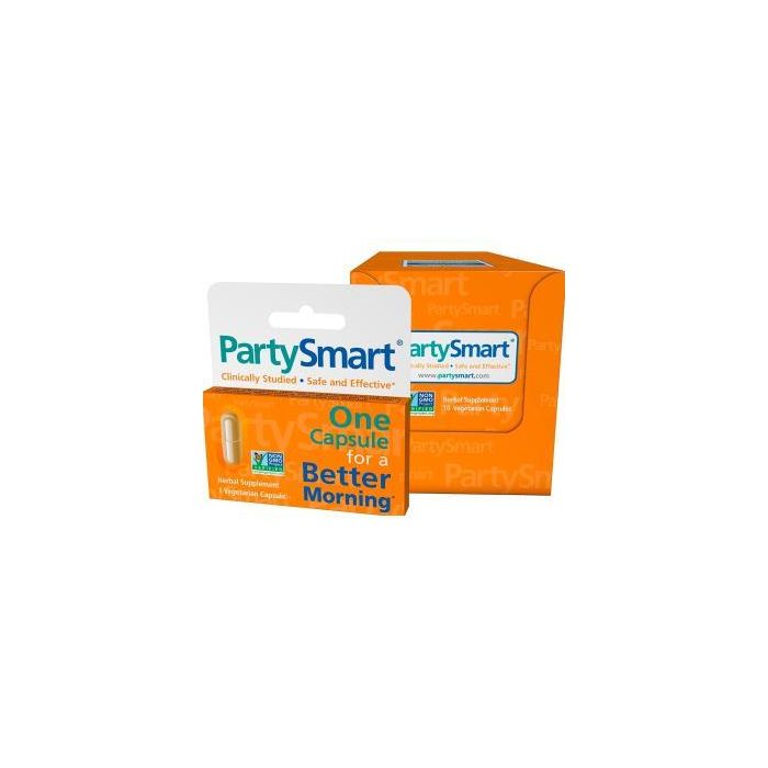 Himalaya Party Smart - 10 Paquetes x 1 Cápsula - Complemento para Noche de Fiesta y Función Hepática