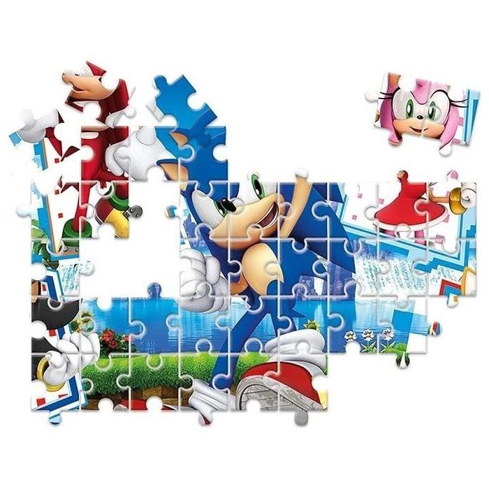 Clementoni - Edukit - Sonic - Caja de aprendizaje 4 en 1 - 2 rompecabezas, 1 nota, 1 juego de 6 cubos - Hecho en Italia - A partir de 4 años 3 Clementoni - Edukit - Sonic - Caja de aprendizaje 4 en 1 - 2 rompecabezas, 1 nota, 1 juego de 6 cubos - Hecho en Italia - A partir de 4 años 3