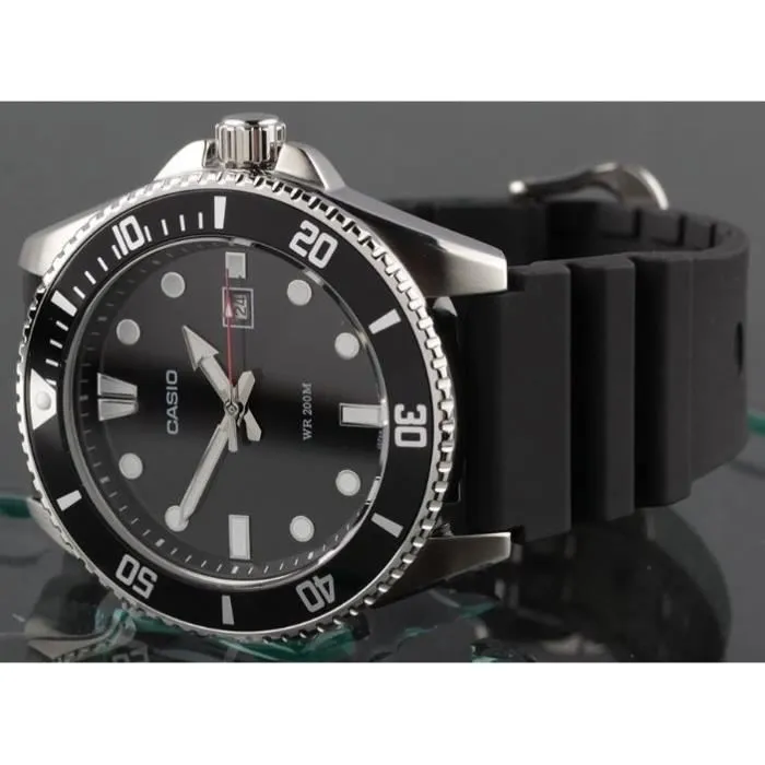 Casio CAS4549526323973 Reloj Colección Hombre Negro y Acero Resistencia Agua 20 Bares Cristal Mineral Cuarzo 1