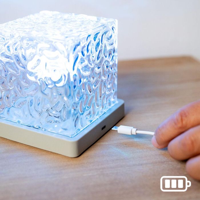 Proyector LED de Auroras Boreales Recargable Boralamp InnovaGoods 7 Proyector LED de Auroras Boreales Recargable Boralamp InnovaGoods 7