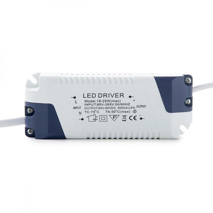 Placa LED 25W 2500Lm 6000ºK Cuadrada Plata 40.000H [HO-RDP-25W-MP-CW] 4