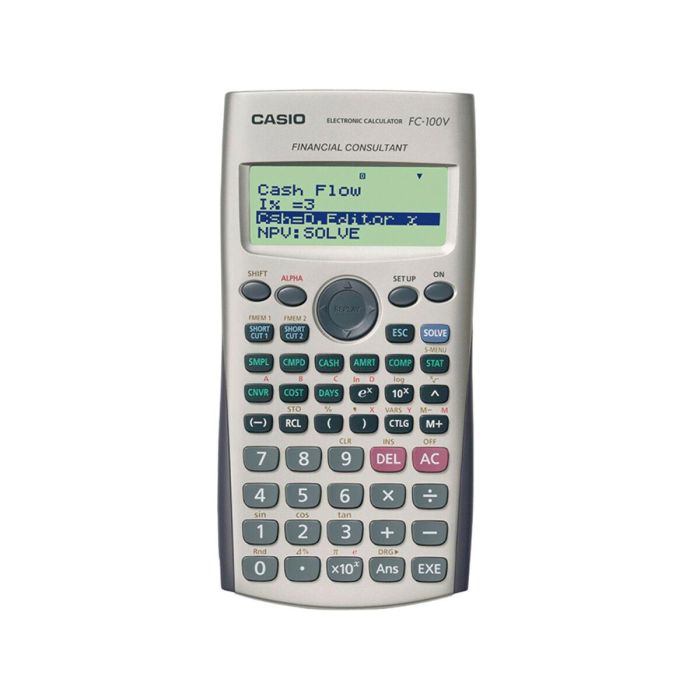 Calculadora Científica Casio FC-100V Negro Gris 0 Calculadora Científica Casio FC-100V Negro Gris 0