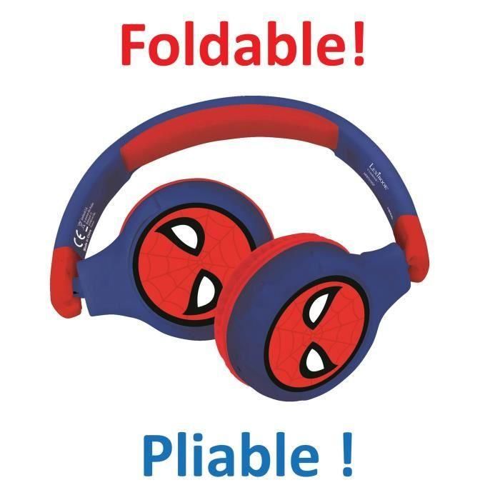 Auriculares Inalámbricos Spiderman Hpbt010Sp Lexibook 2 Auriculares Inalámbricos Spiderman Hpbt010Sp Lexibook 2