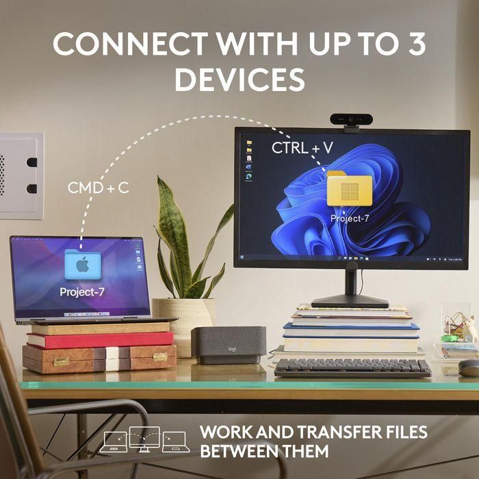 Logitech MX Anywhere 3S Ratón Inalámbrico Bluetooth Clics Silenciosos Gris Claro 11